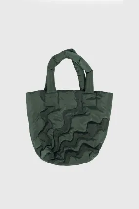 Kanagawa Puffer Bag - Smoke Green