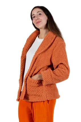 La Cera Honeycomb Fleece Bed Jacket