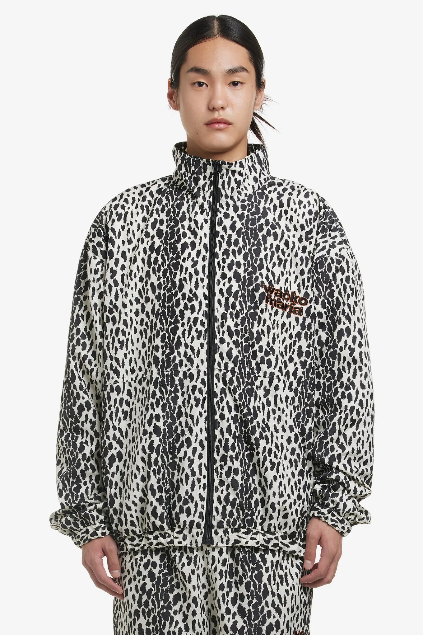 LEOPARD TRACK JACKET -A-