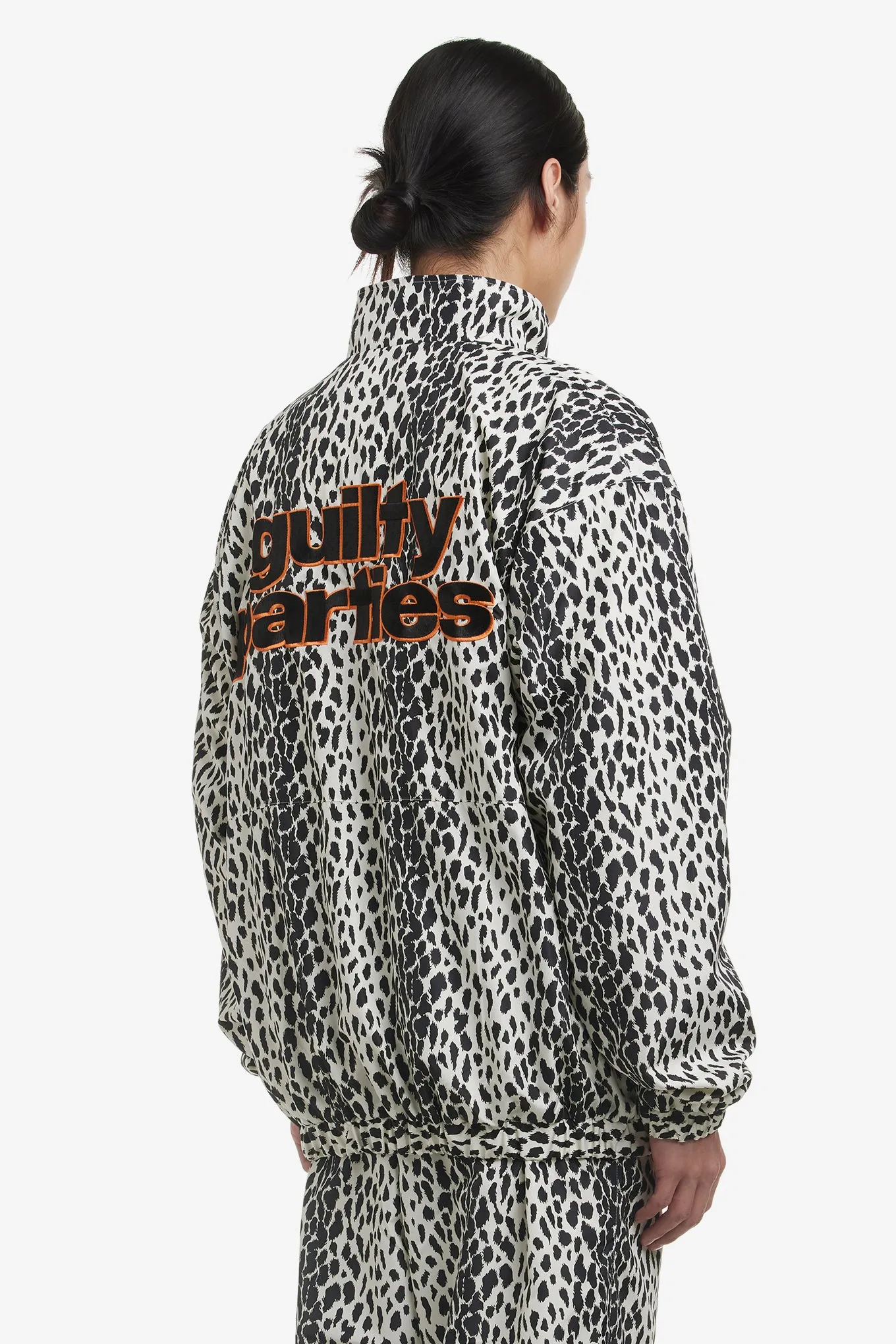 LEOPARD TRACK JACKET -A-