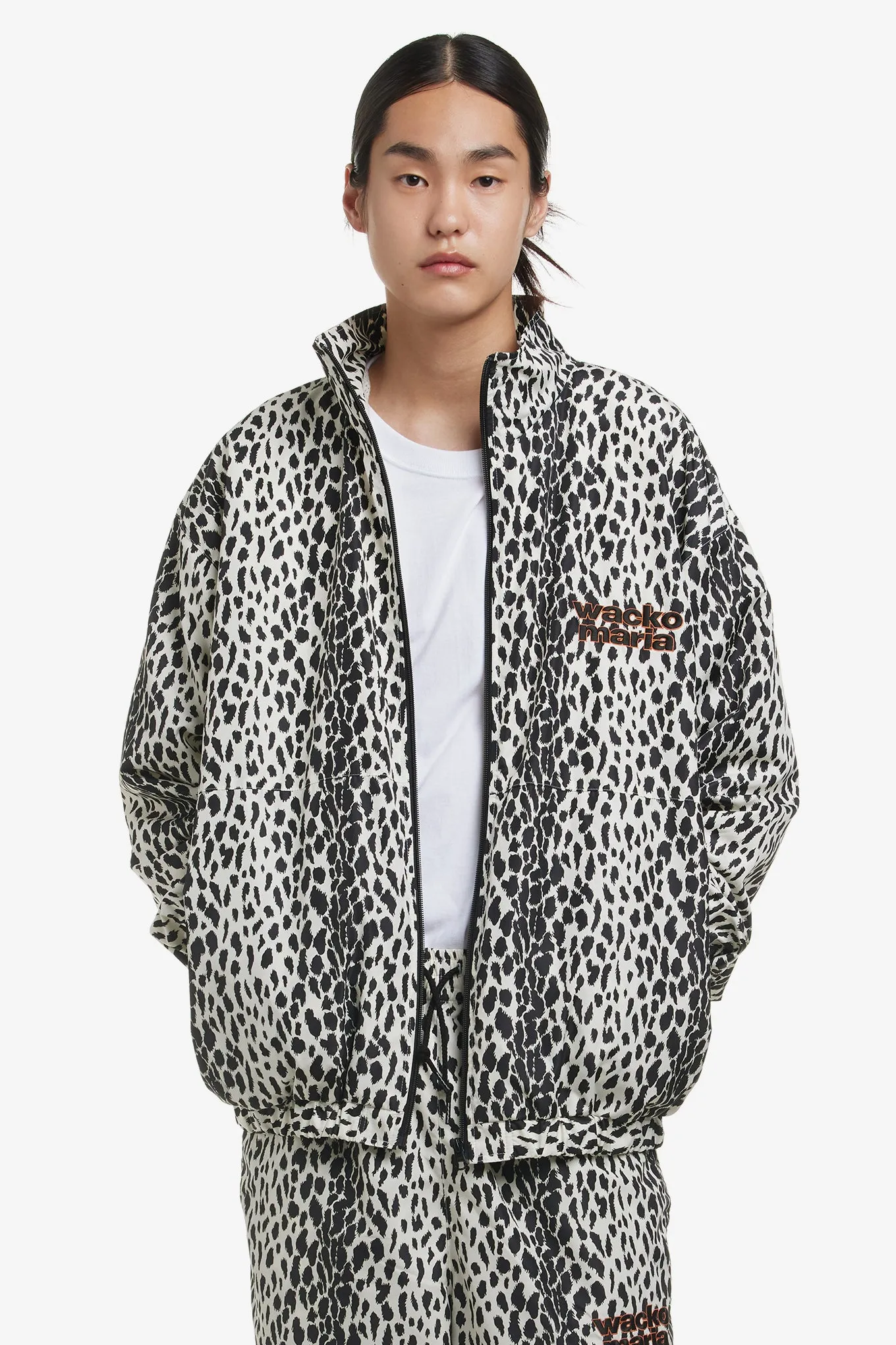 LEOPARD TRACK JACKET -A-