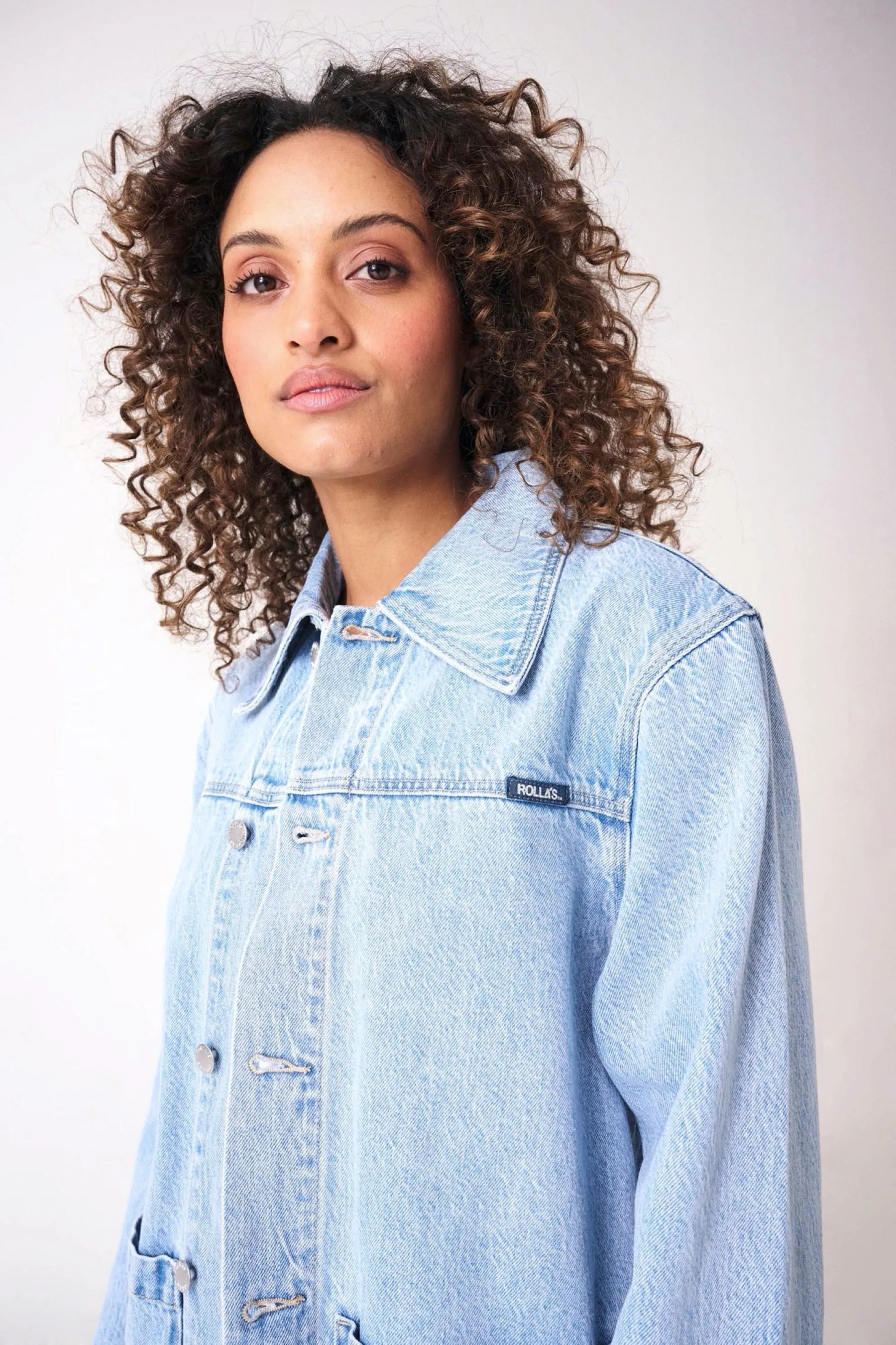 Light Vintage Blue Worker Jacket