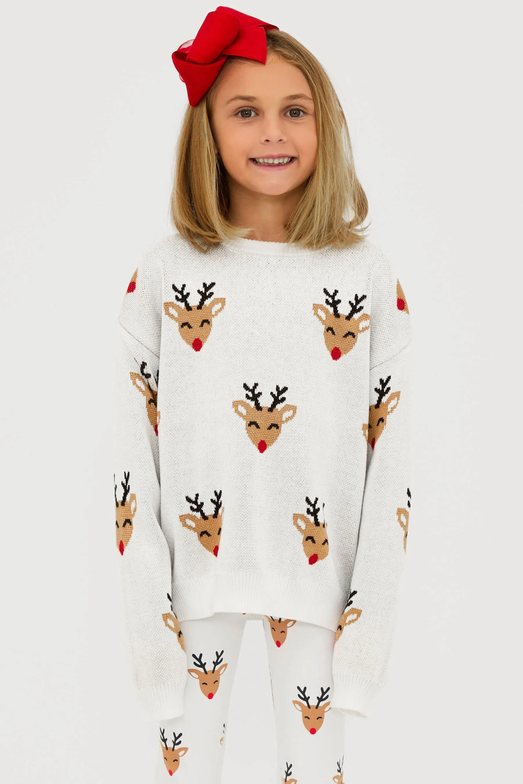 Little Callie Sweater Cheery Deer