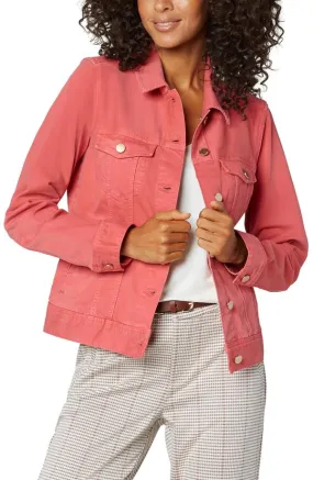 Liverpool Classic Jean Jacket - Hot Coral