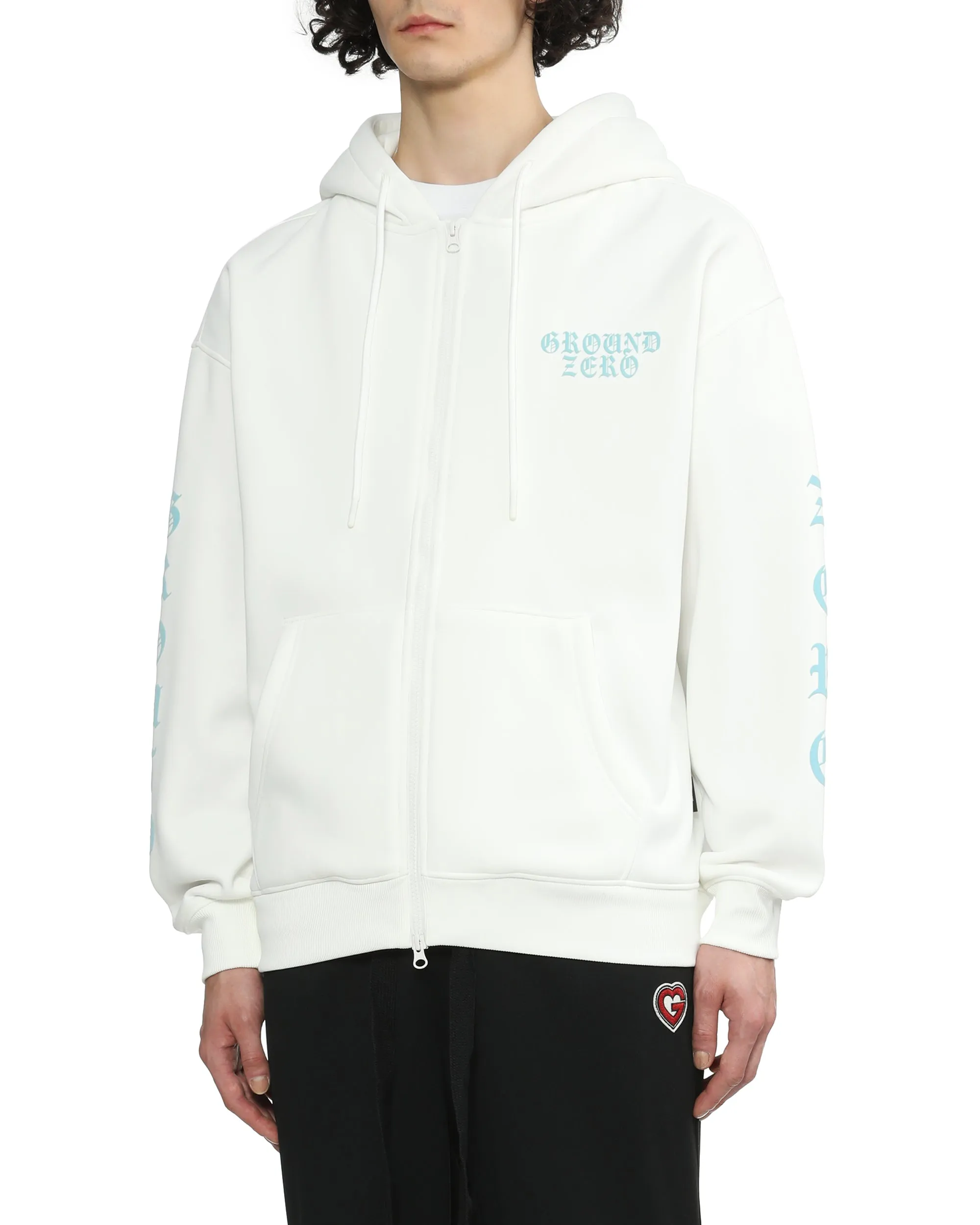 Logo-printed Zip-up Jacket