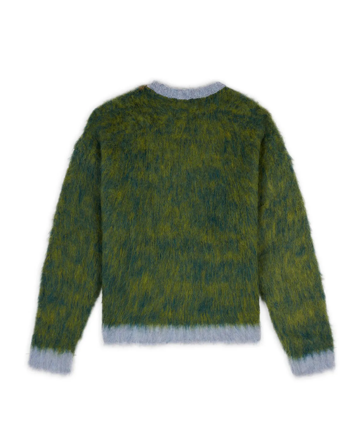 Marled Alpaca Crewneck Sweater - Mallard