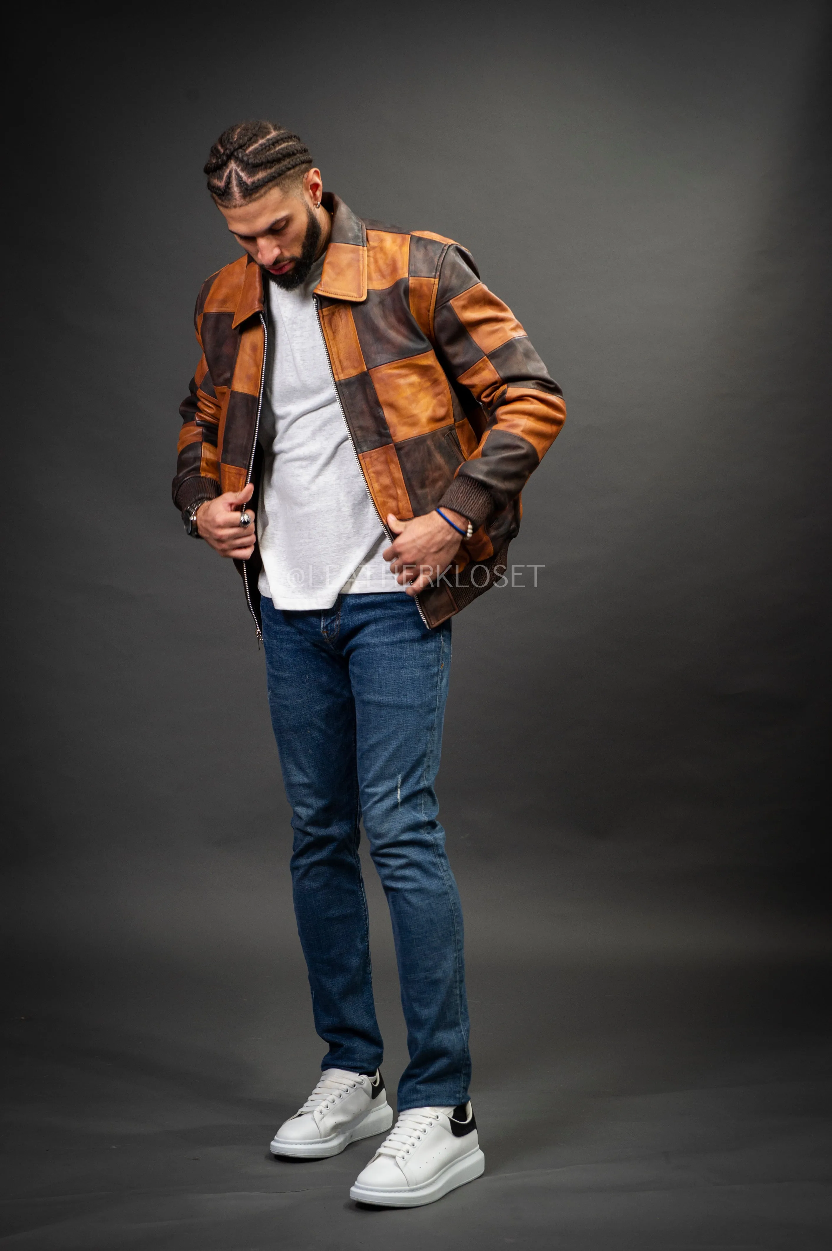 Men's Checkmate Jacket [Caramel Crunch /Copper]