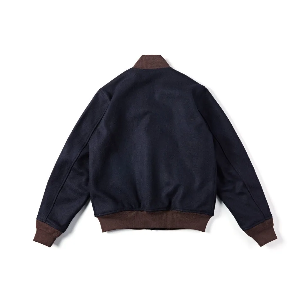 Men's Embroidered Woolen Baseball Jacket