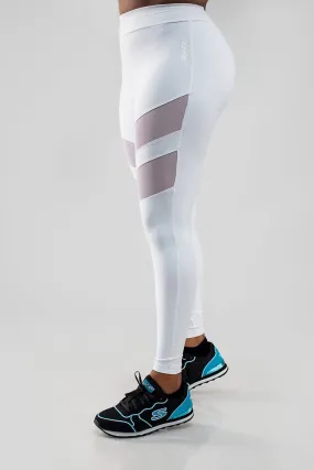 Mesh Leggings - White