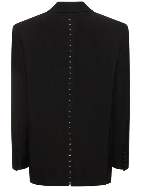 MUGLER   Oversize single breasted jacket w/ hooks 