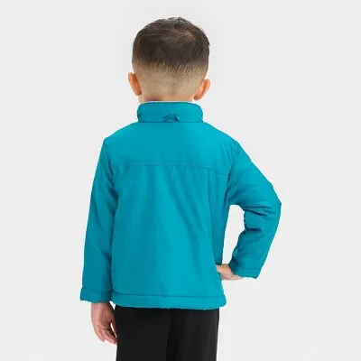 Open Box - Cat & Jack Infant Kids Zip-Up Winter Puffer Windbreaker 3-In-1 Jacket