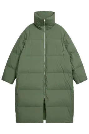 Oversized Green Down Coat