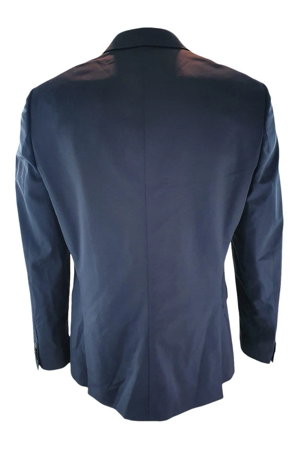 PAUL SMITH Blue Black Wool Blend Single Breasted Blazer Jacket (36:46)