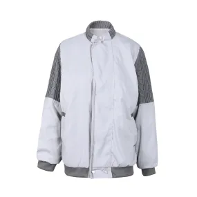 Pre Order:  Gray Knit Spliced Jacket