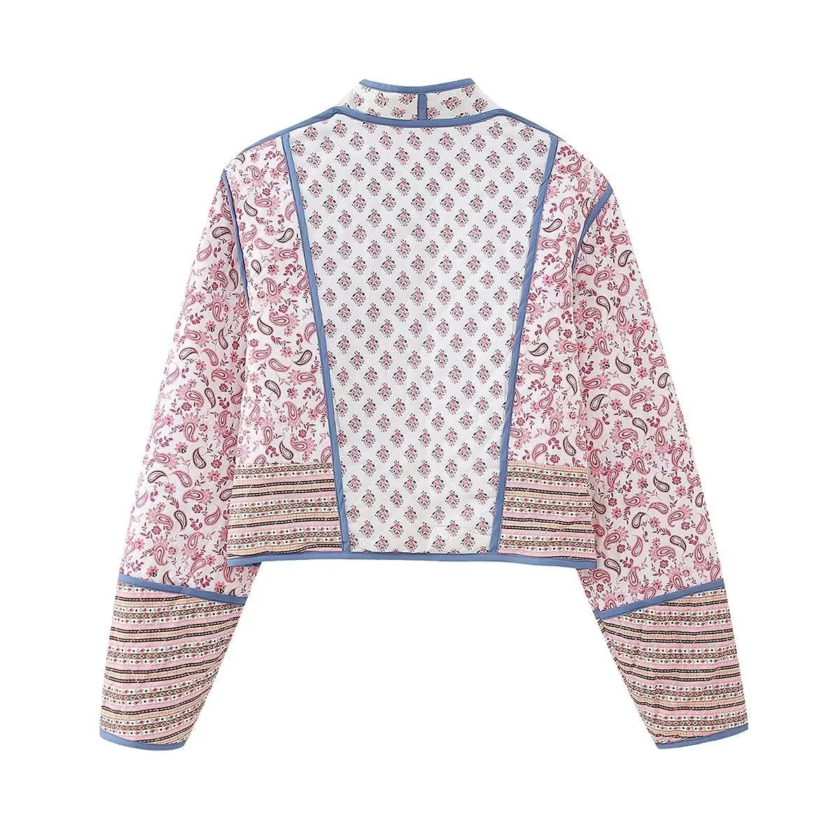 Pre Order:  Reversible Floral Print Padded Jacket