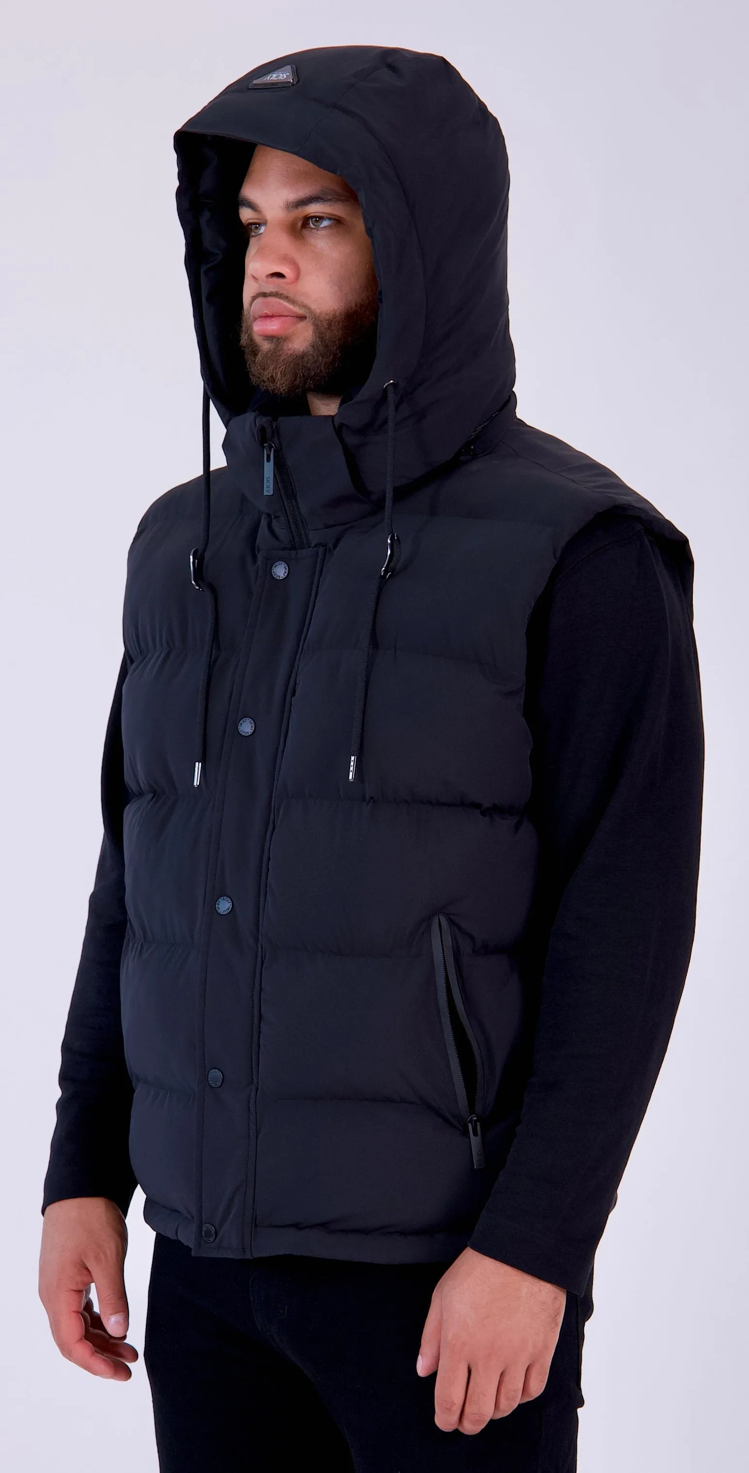 PUFFER VEST | Black Mat