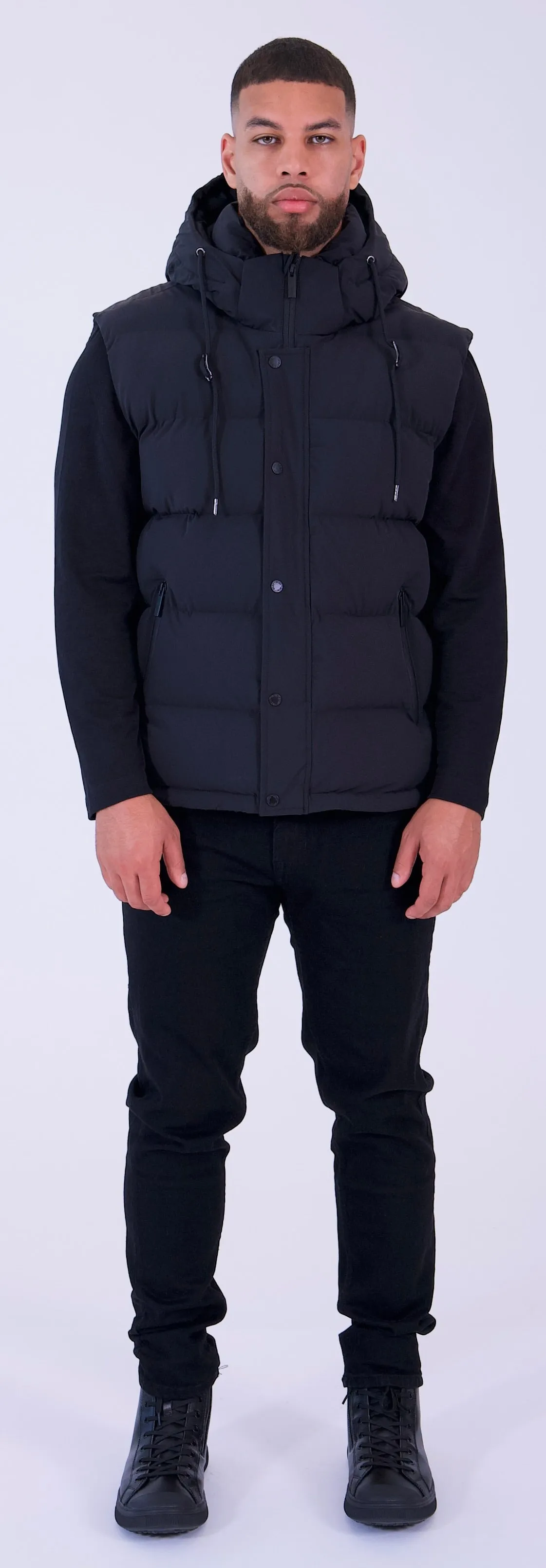 PUFFER VEST | Black Mat