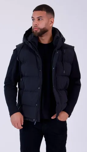 PUFFER VEST | Black Mat