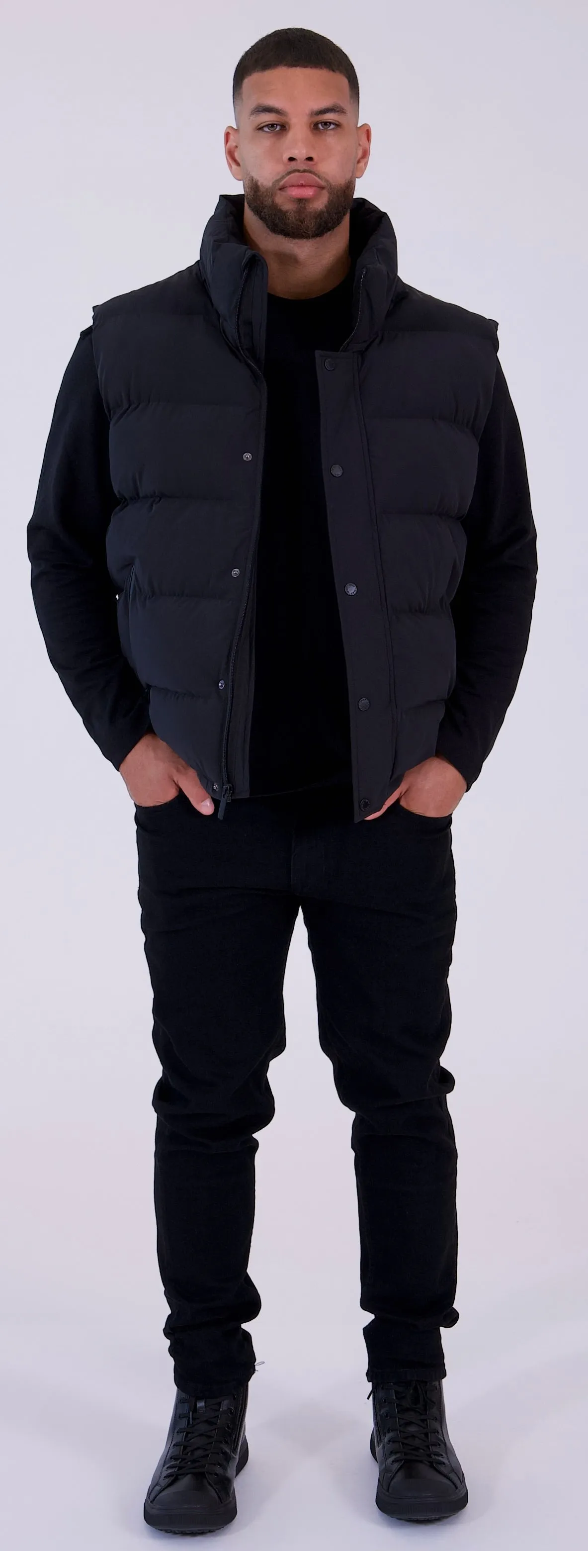 PUFFER VEST | Black Mat