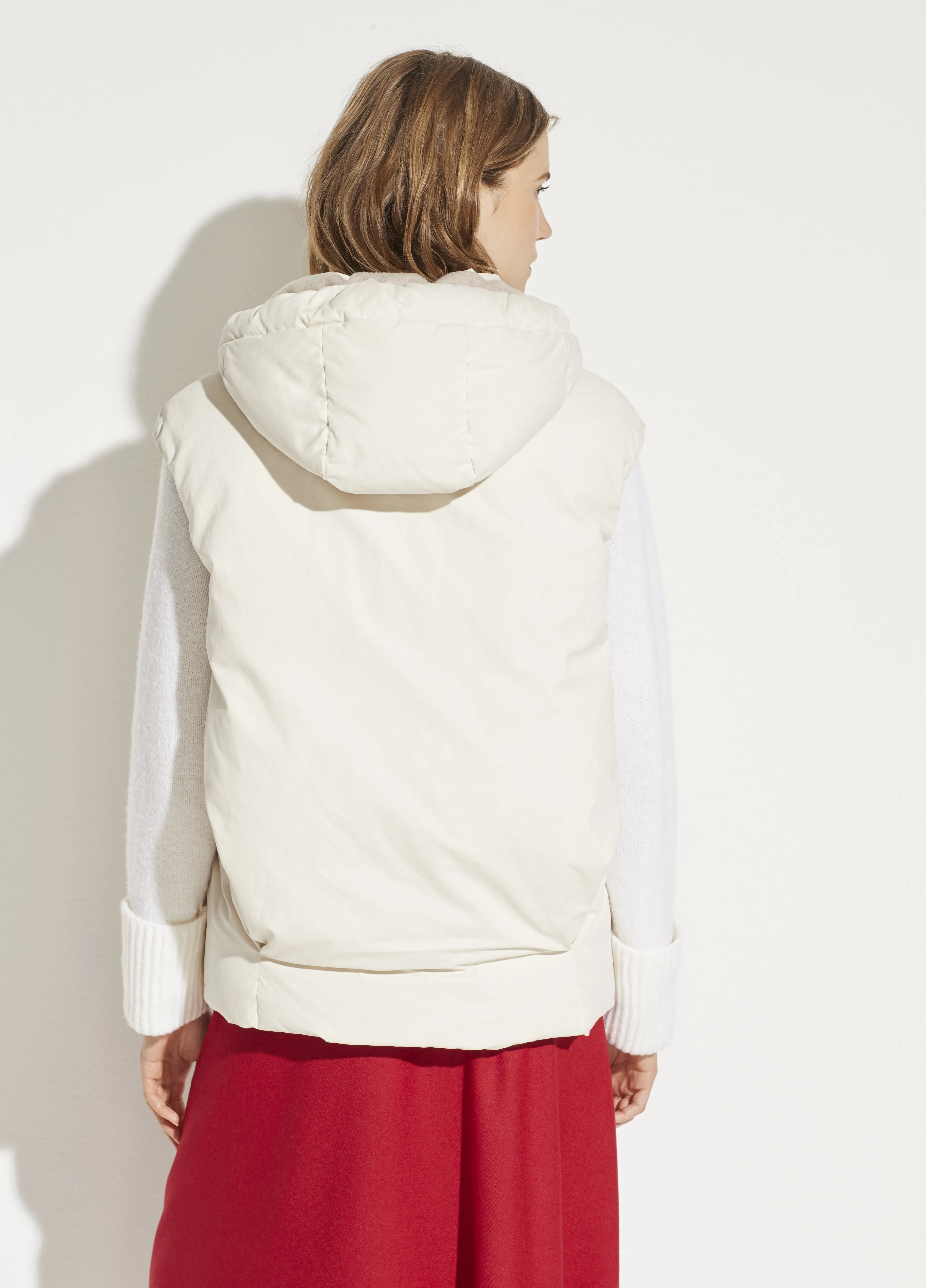 Puffer Vest in Light Fawn