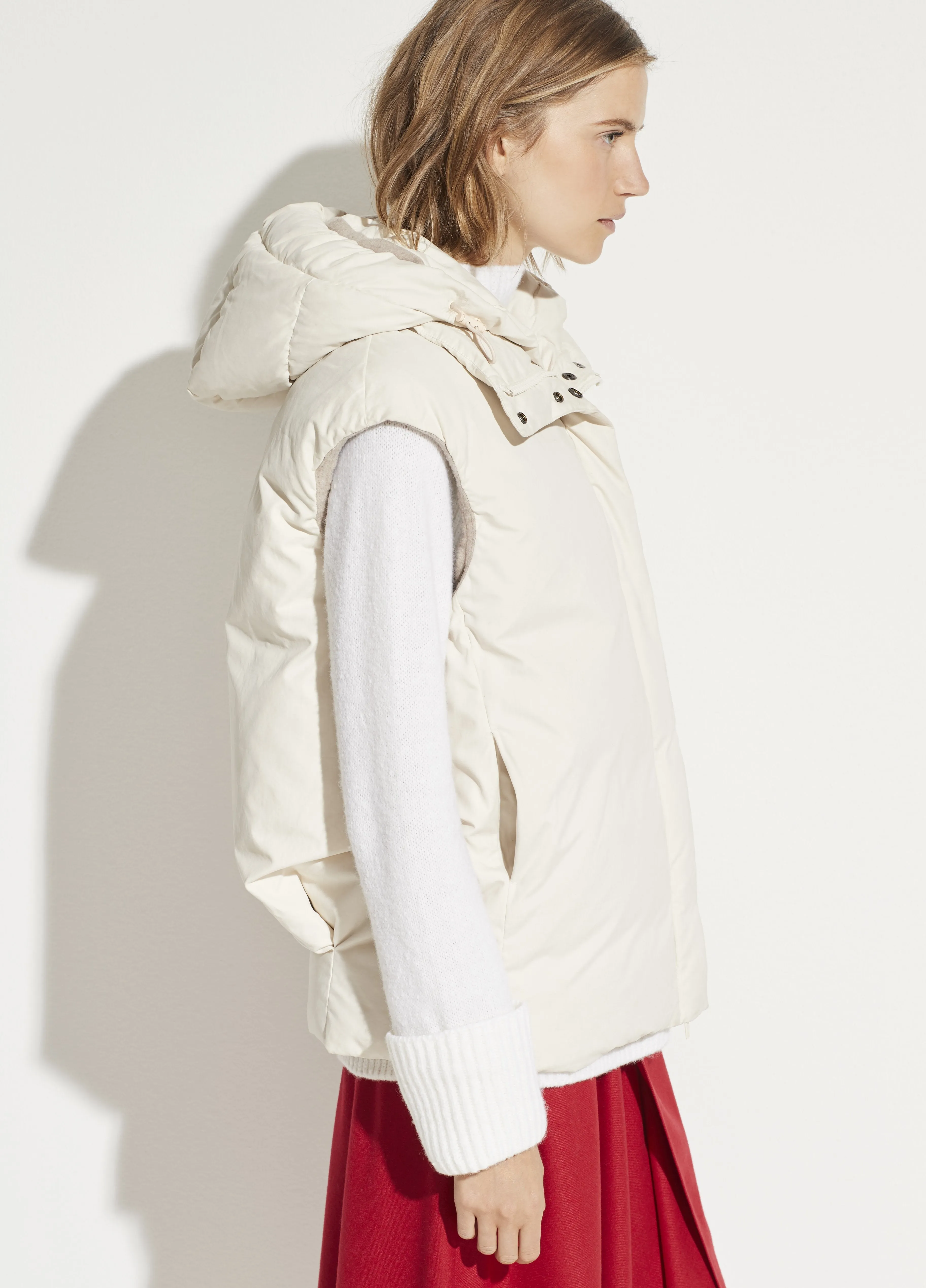 Puffer Vest in Light Fawn