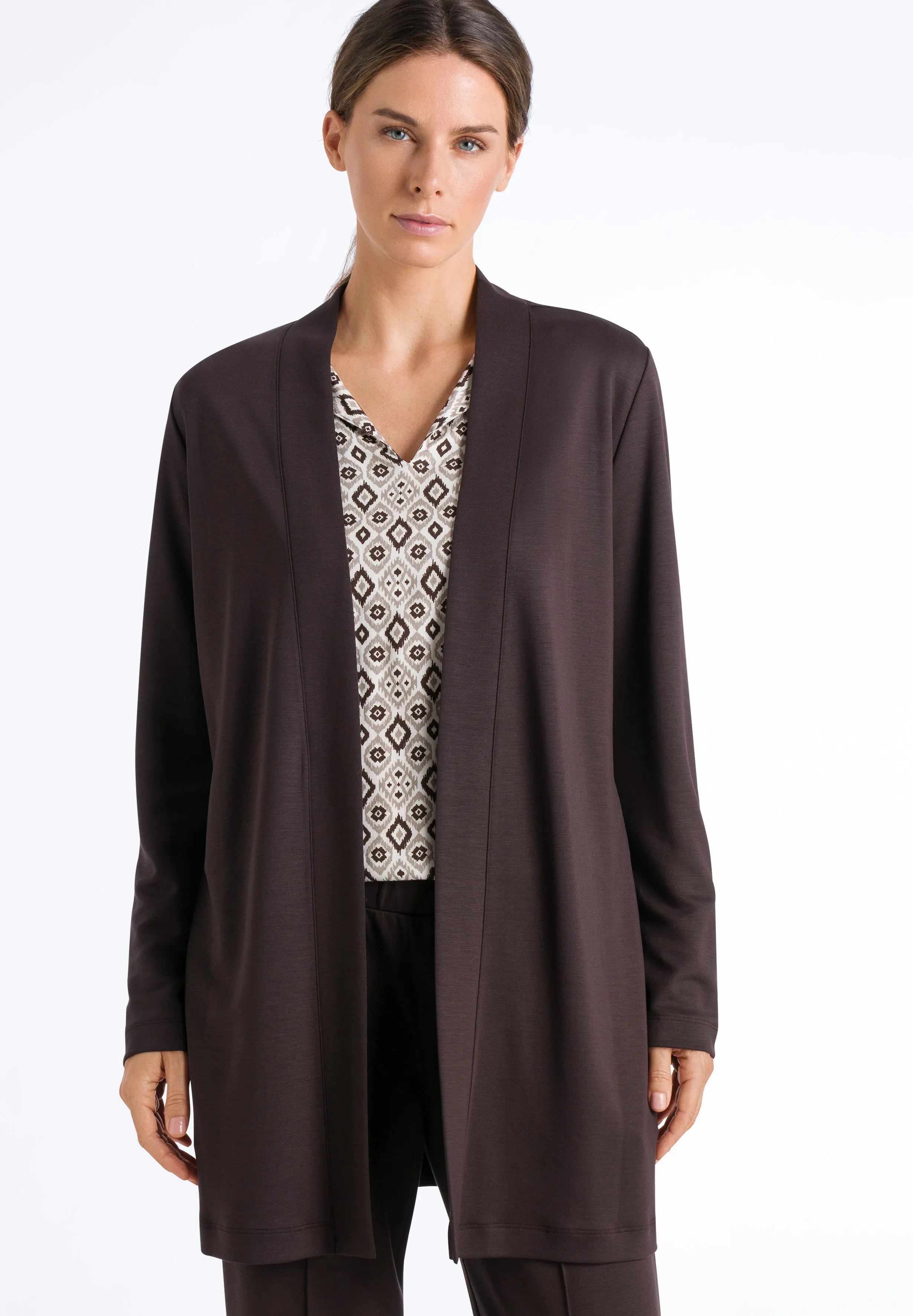 Pure Comfort Cardigan | Black Coffee 78603-1772