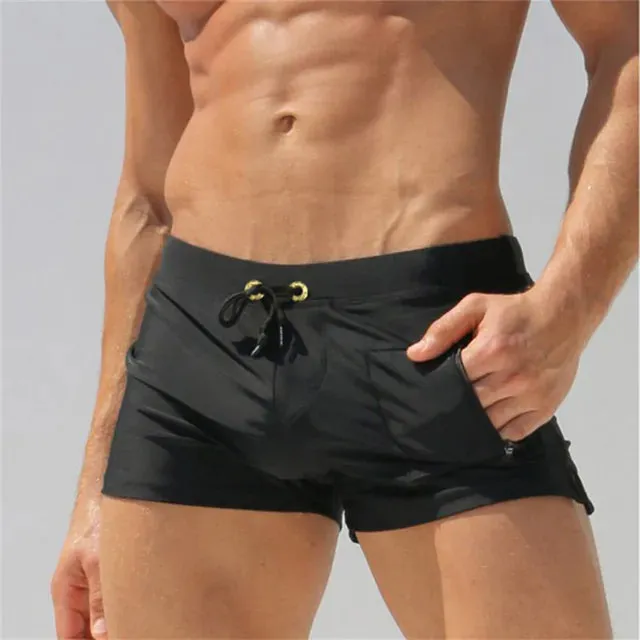 Quick Dry Drawstring Nylon Boxer