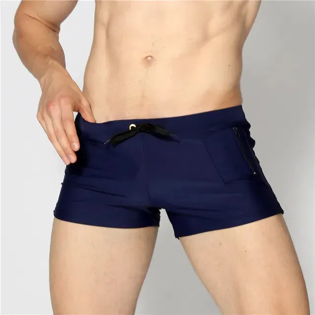 Quick Dry Drawstring Nylon Boxer