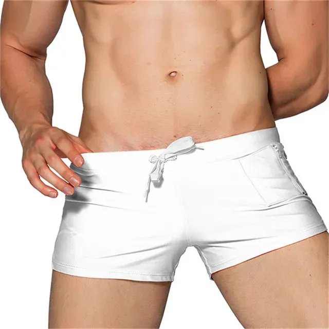 Quick Dry Drawstring Nylon Boxer