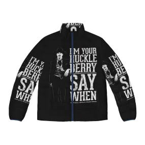 "I'm Your Huckleberry" Puffer Jacket - Iconic Tombstone Movie Quotes