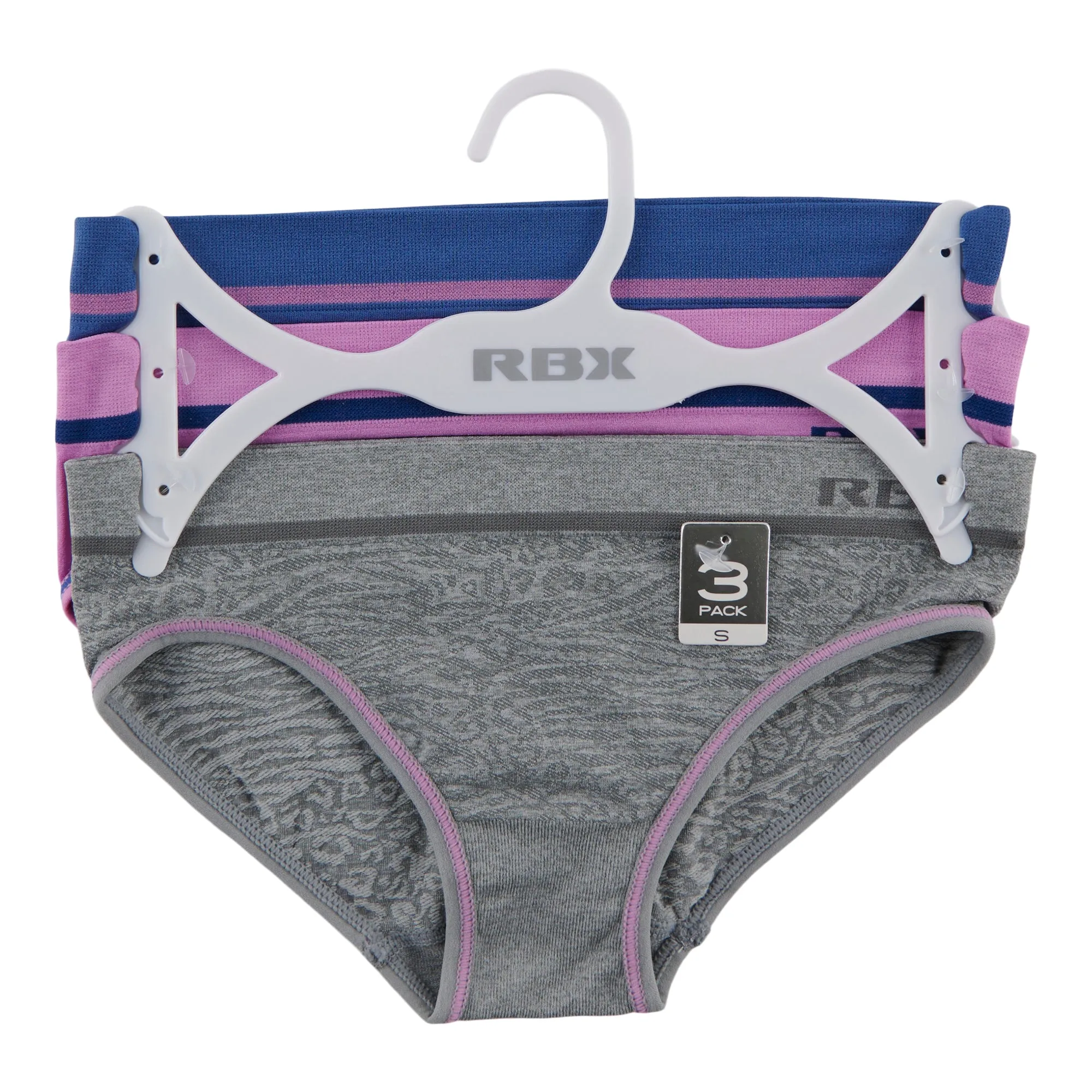 RBX Girl's Seamless Bikini Underwear, 3-Pack