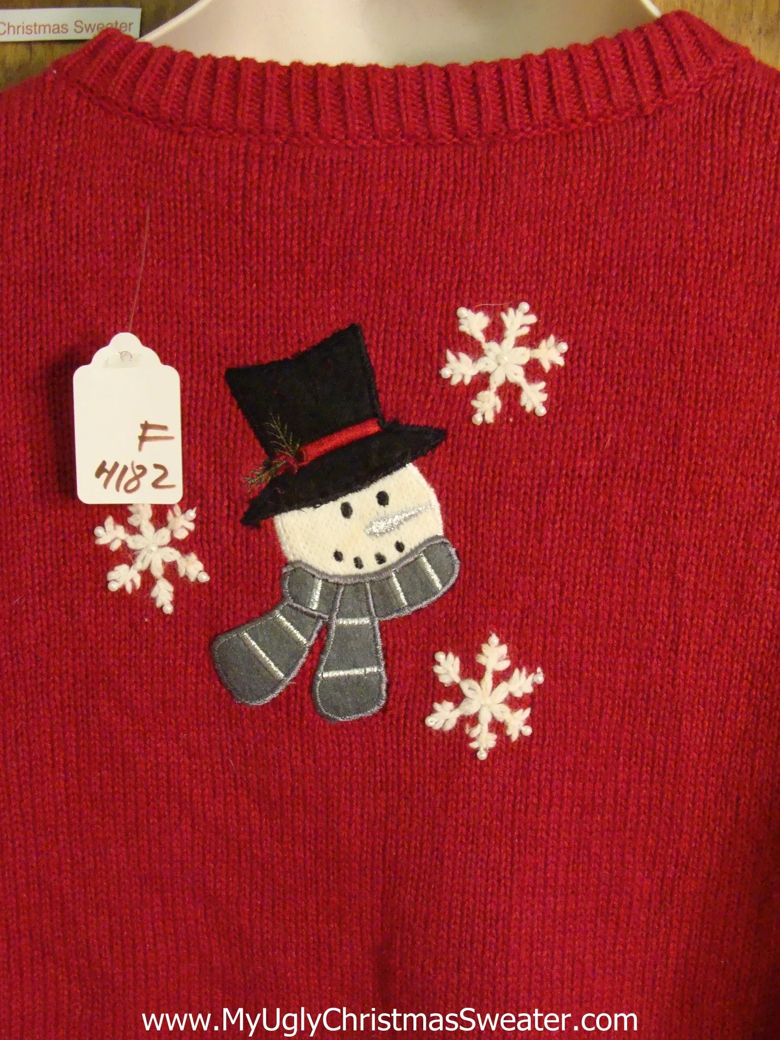 Red 2sided Funny Tacky Bad Christmas Sweater