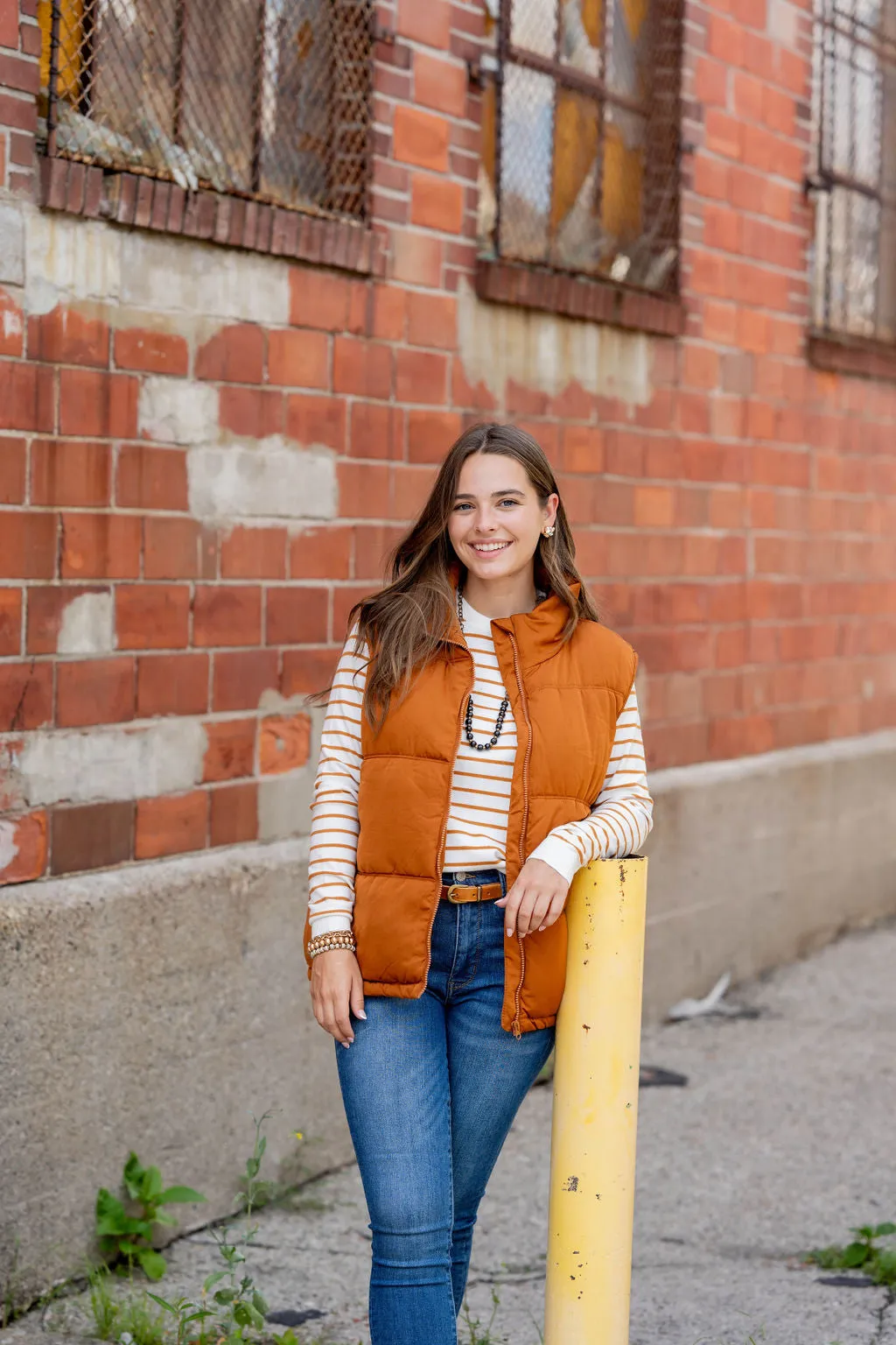 Relaxed Fit Puffer Vest