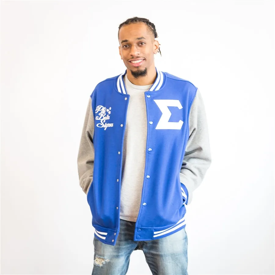 Sigma Fleece Letterman Jacket - Phi Beta Sigma