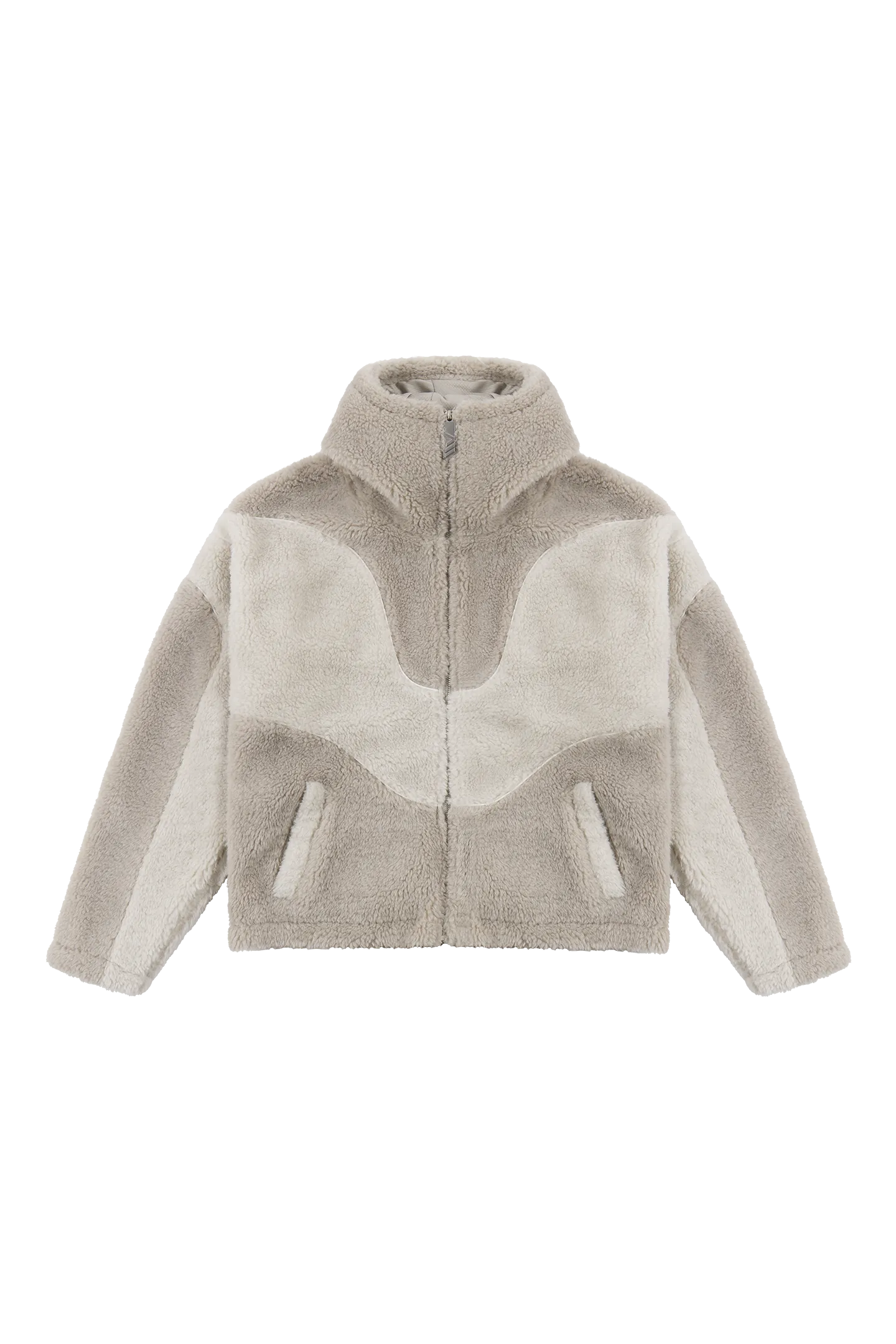 Stone Grey Basic Fleece Jacket