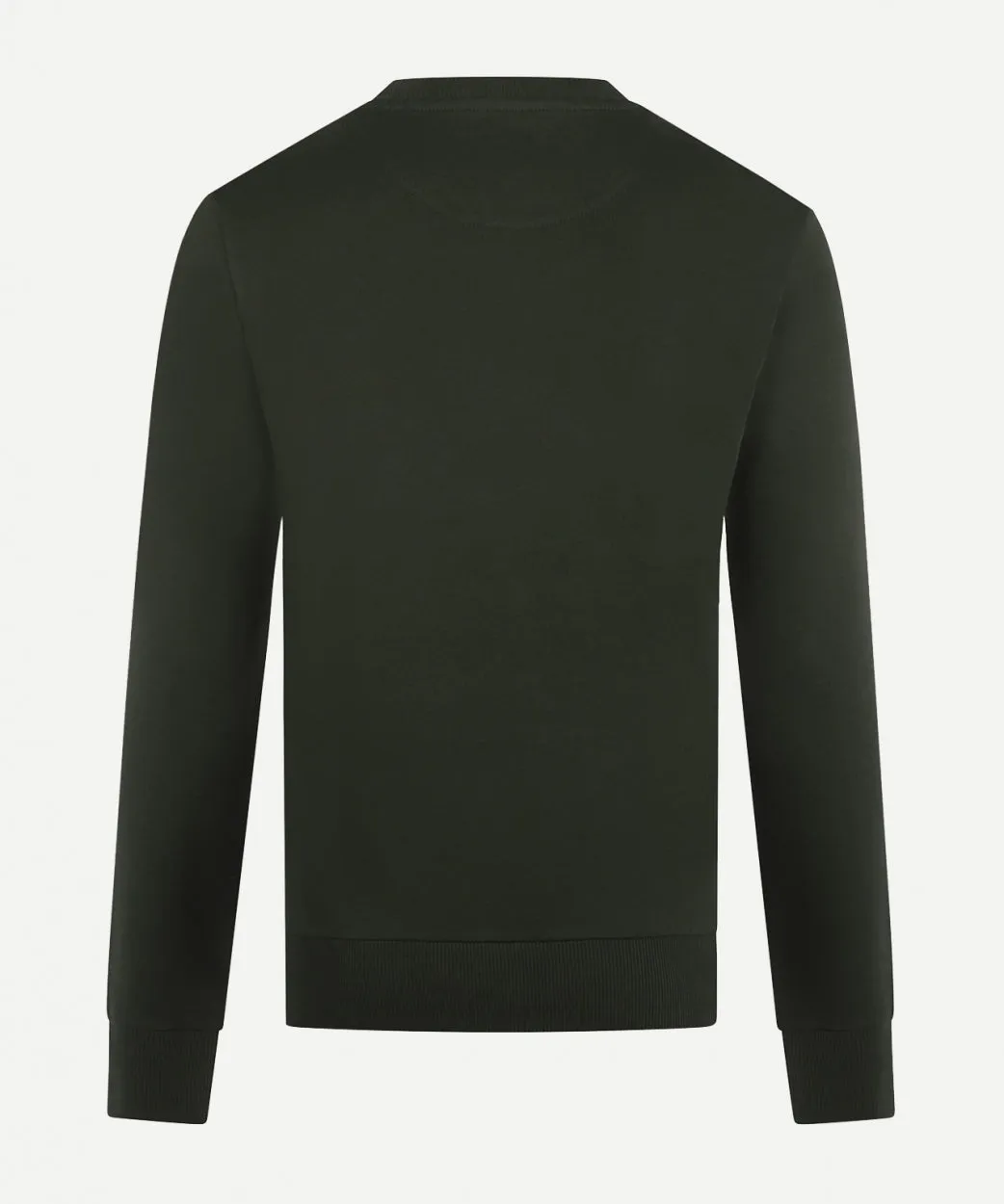 Sweater rondehals met graphic | Pine Green