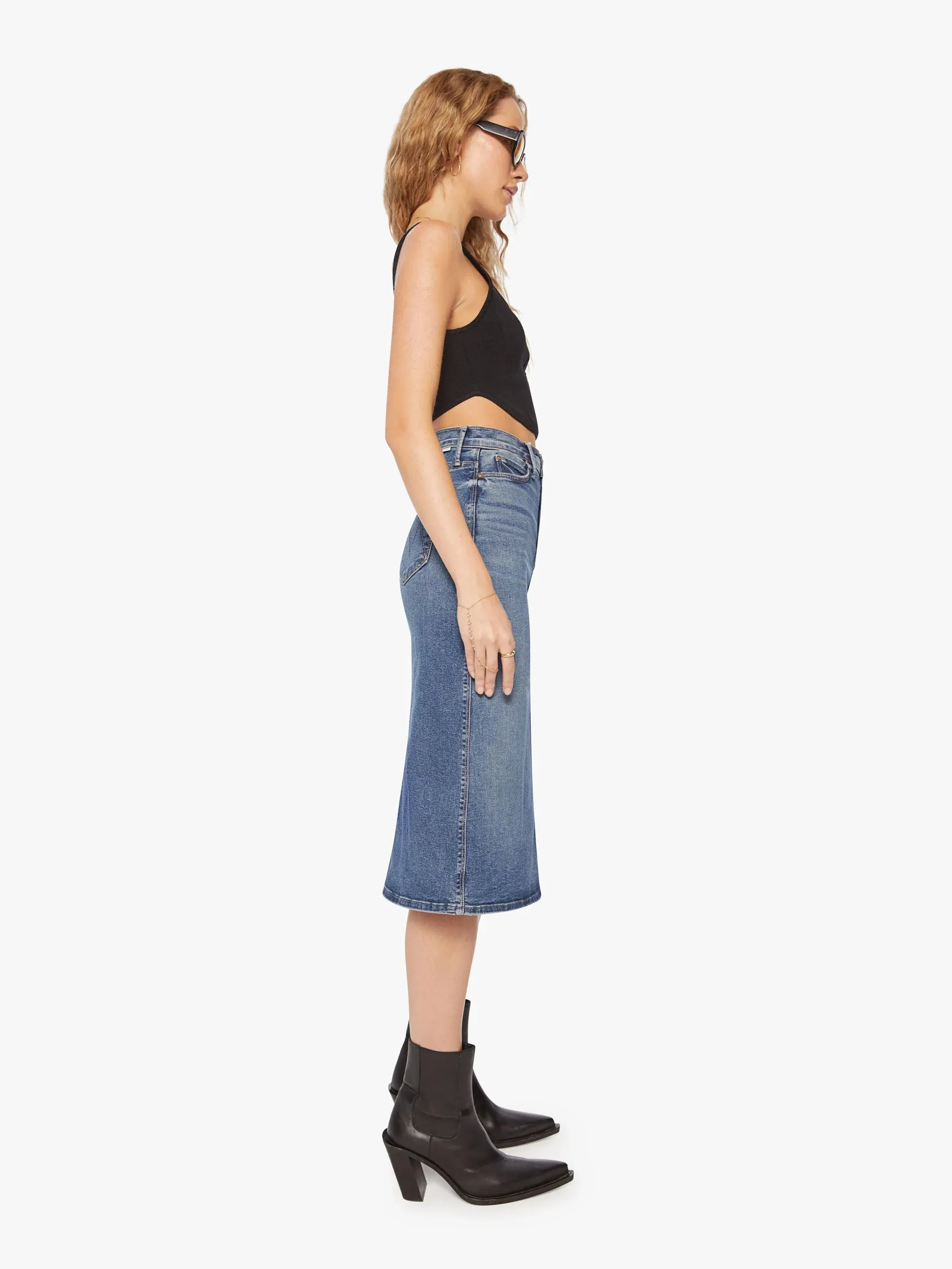 Swooner Straight A Midi Skirt