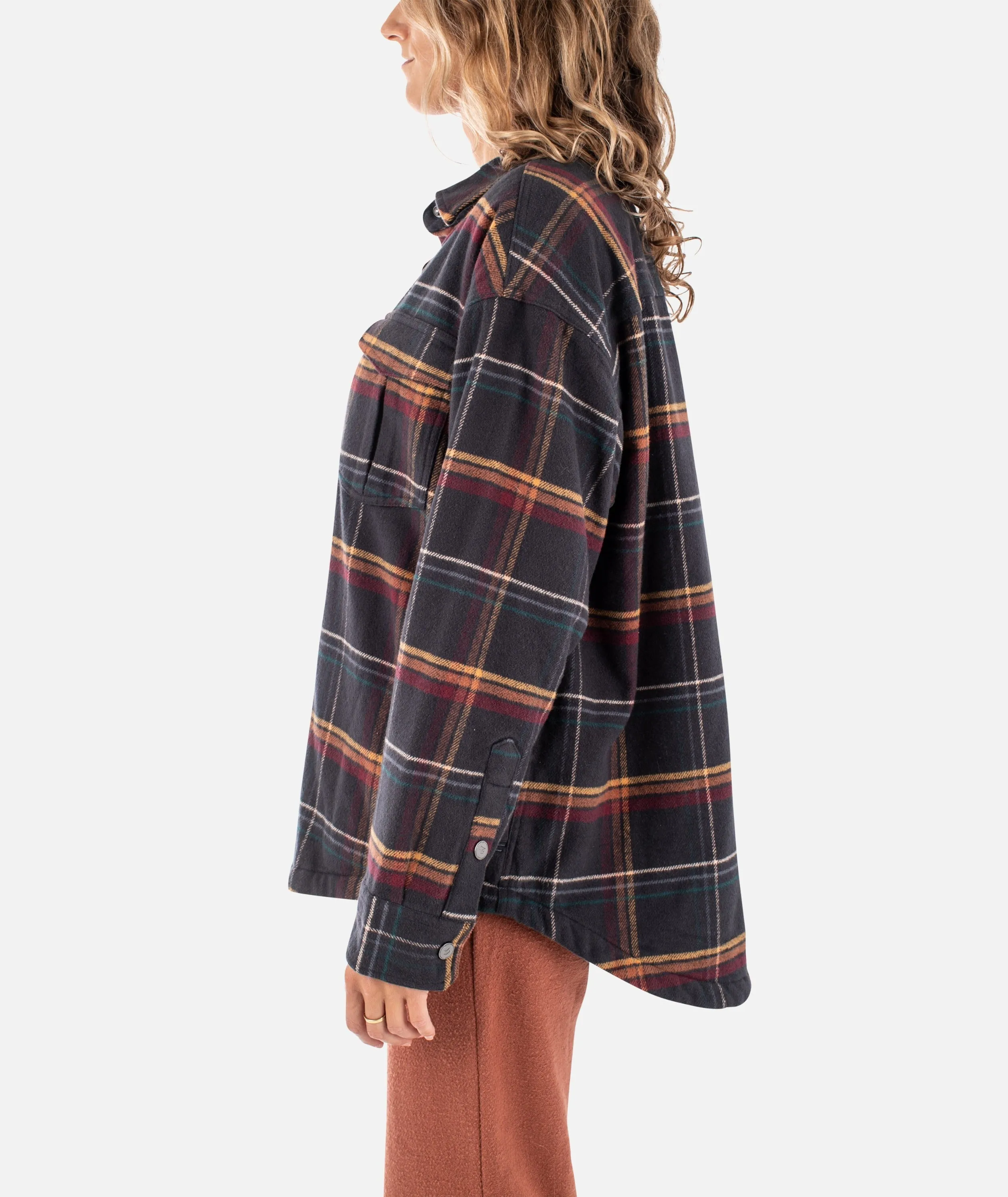 The Nivean Flannel Jacket - Graphite