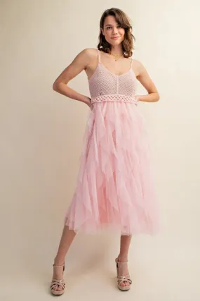 Tulle Midi Dress