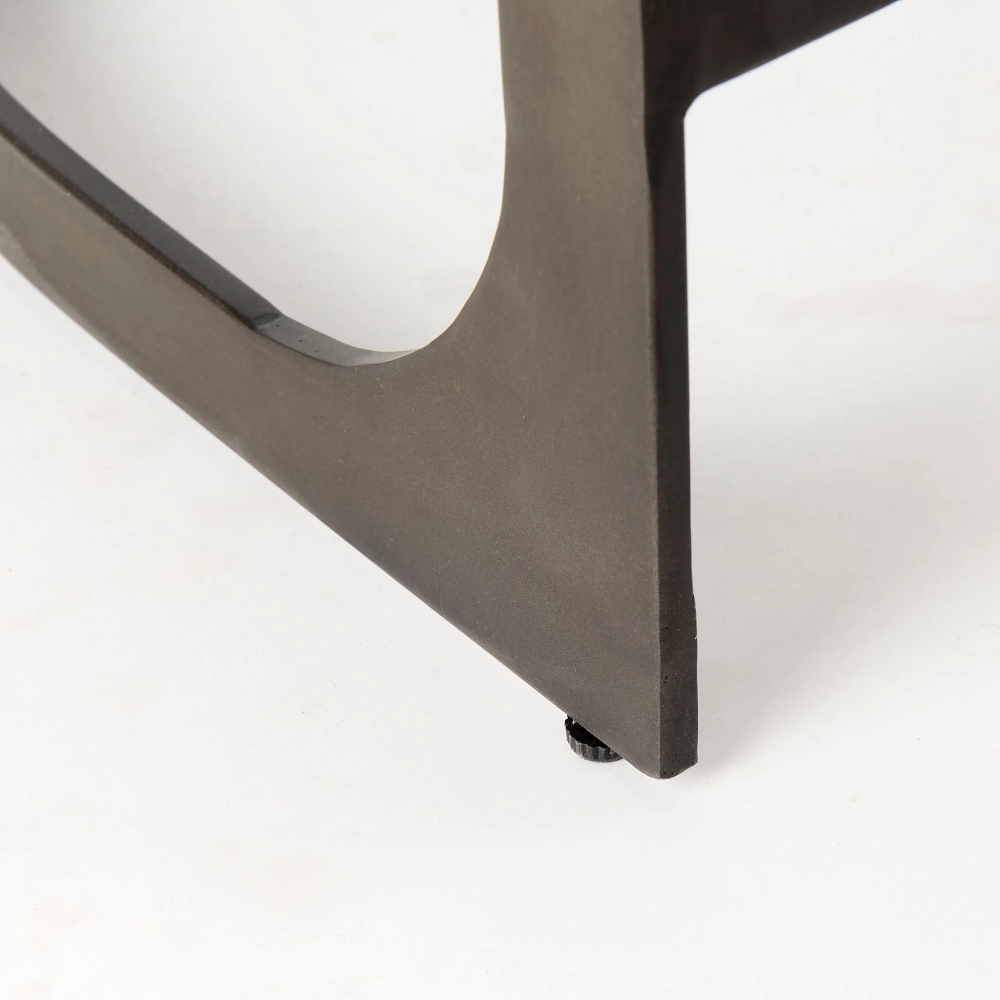 Tyler Counter Stool in Black Leather