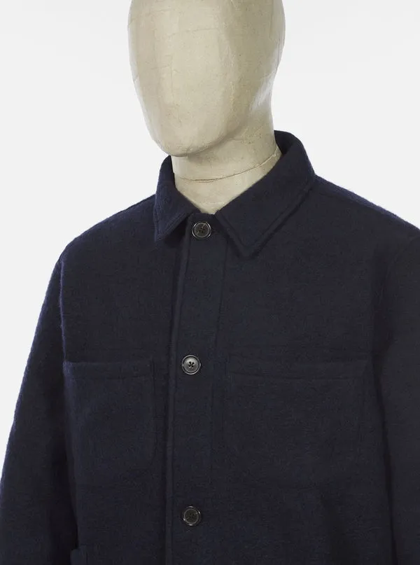 Universal Works Lumber Jacket - Navy Wool