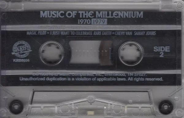 Various - Music Of The Millennium 1970 -1979 - A Decade of Hits (Cassette) (NM or M-, NM or M-)