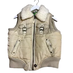 Vintage Cream Puffer Vest