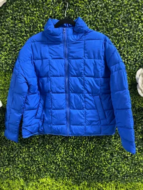 Winter Weather Royal Puff Jacket