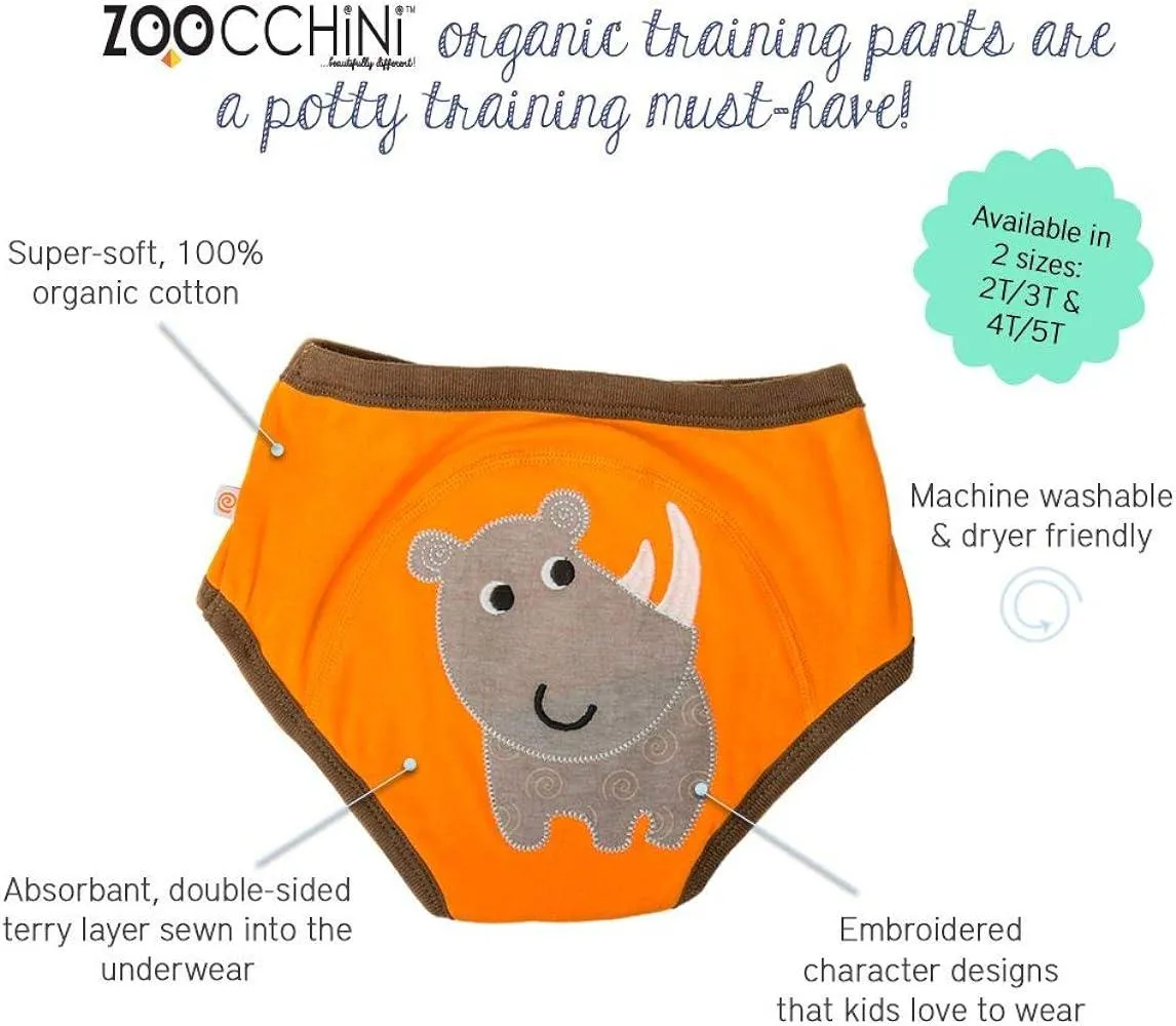 Zoocchini Organic Potty Training Pants Set of 3 - Woodland Princesses